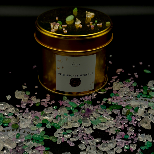Secret Message Soy Candle – Hidden Note Inside